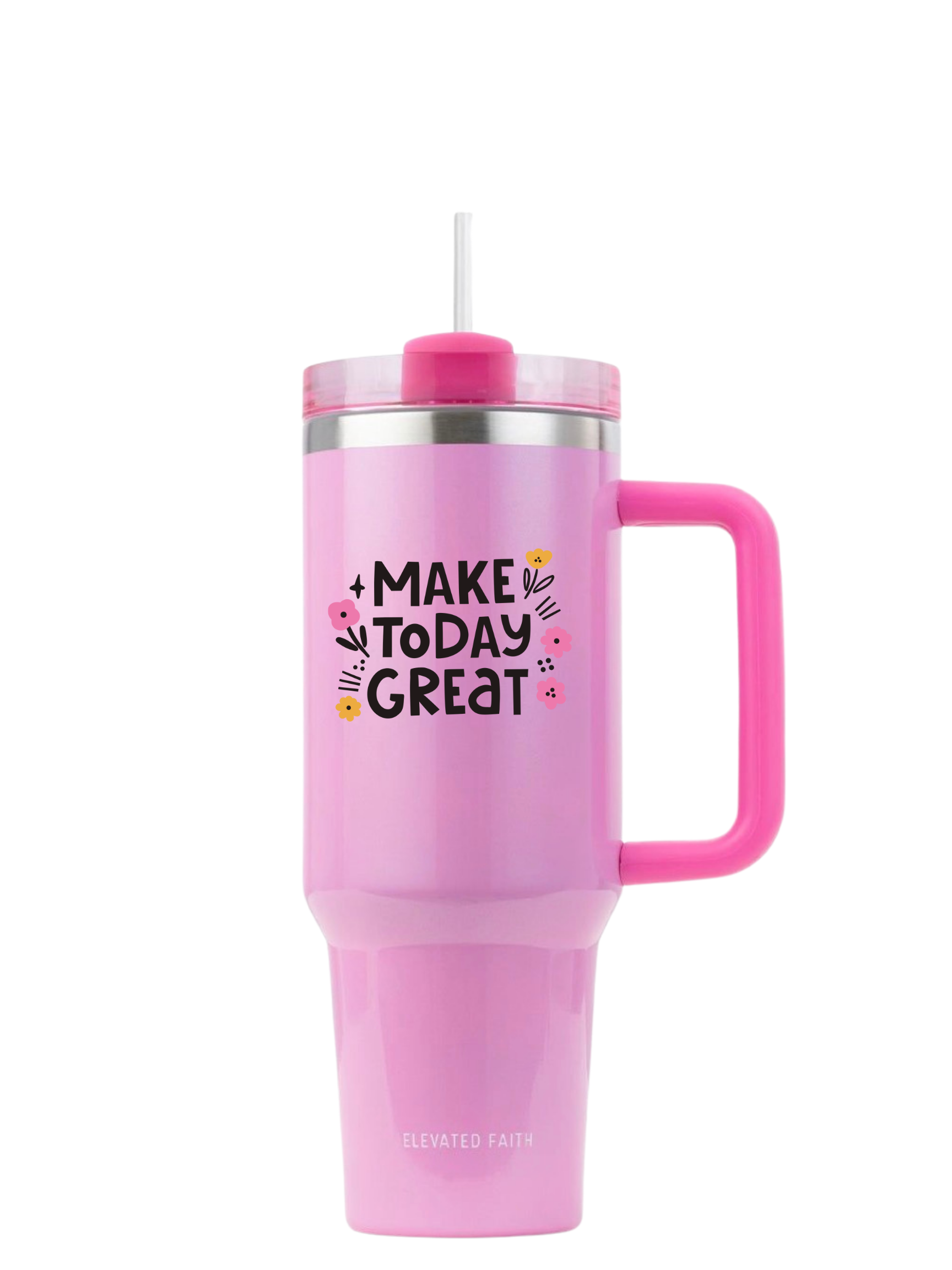 Taza de coche Taza aislada de acero inoxidable Taza de paja de gran capacidad Car Ice King Cup