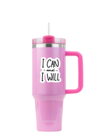 Taza de coche Taza aislada de acero inoxidable Taza de paja de gran capacidad Car Ice King Cup