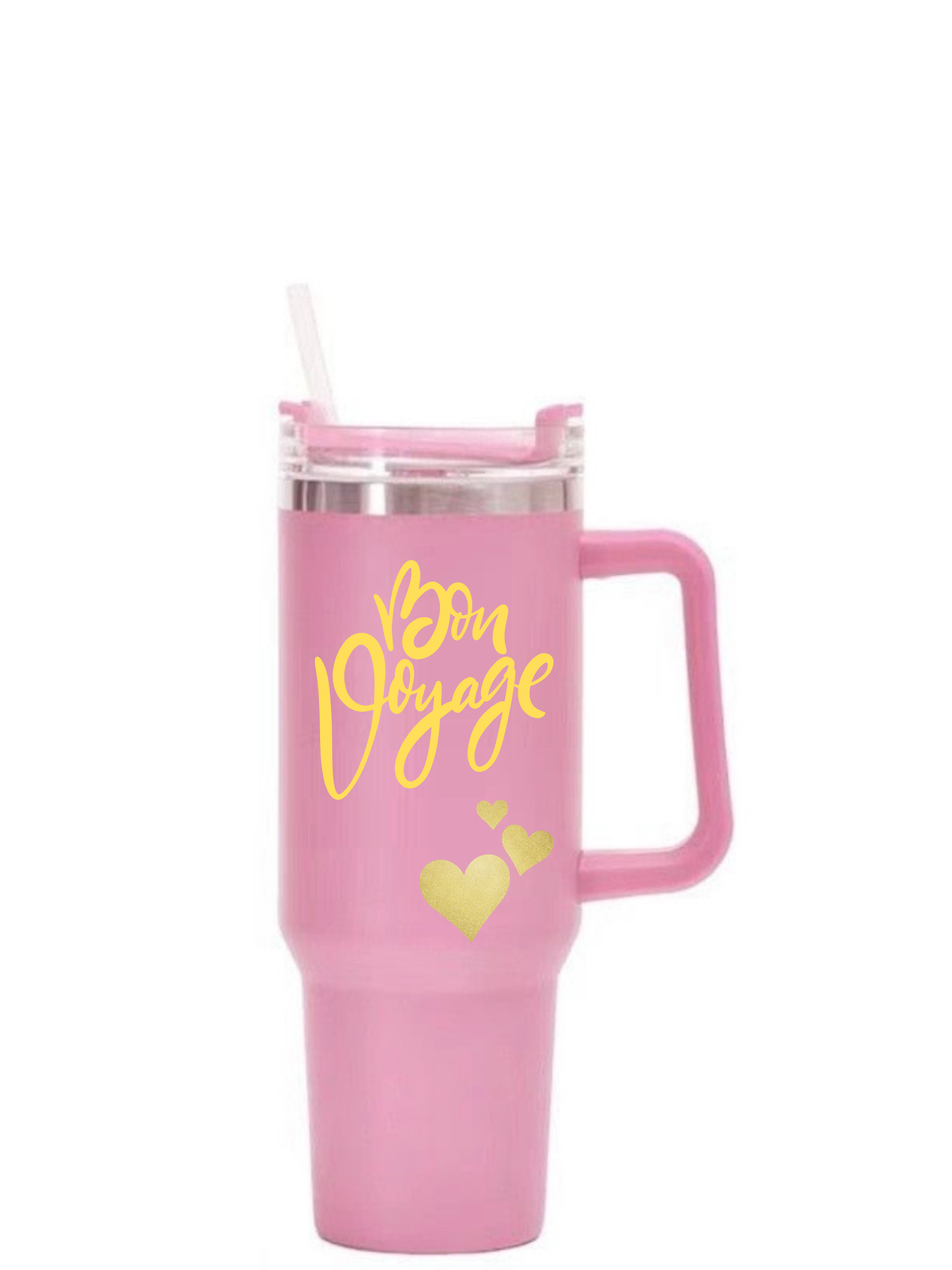 Taza de coche Taza aislada de acero inoxidable Taza de paja de gran capacidad Car Ice King Cup
