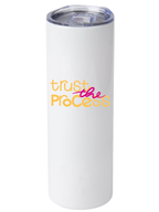 Nunca dejes de perseguir tu verano – Un vaso de viaje iridiscente de acero inoxidable de 20 onzas con popote – Aislamiento al vacío de doble pared – Mantén las bebidas frías hasta 18 horas o calientes durante 6 horas
