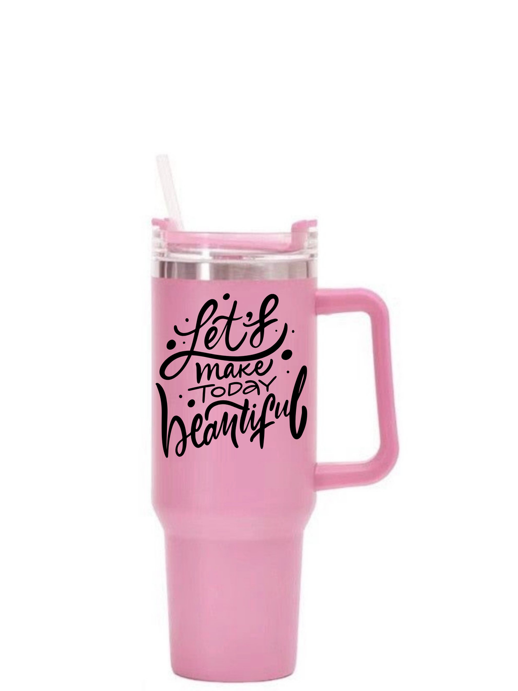 Taza de coche Taza aislada de acero inoxidable Taza de paja de gran capacidad Car Ice King Cup