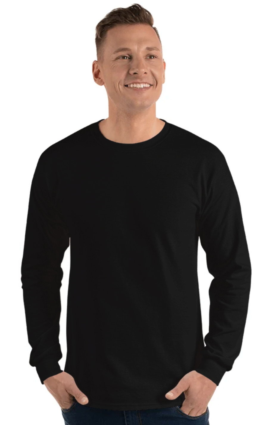 Gildan G240 Adult Ultra Cotton 6 oz Long-Sleeve T-Shirt