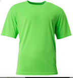 A4 Apparel N3142 Upgraded Sublimation and Polyester Performance T-Shirt UPF 44+