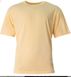 A4 Apparel N3142 Upgraded Sublimation and Polyester Performance T-Shirt UPF 44+
