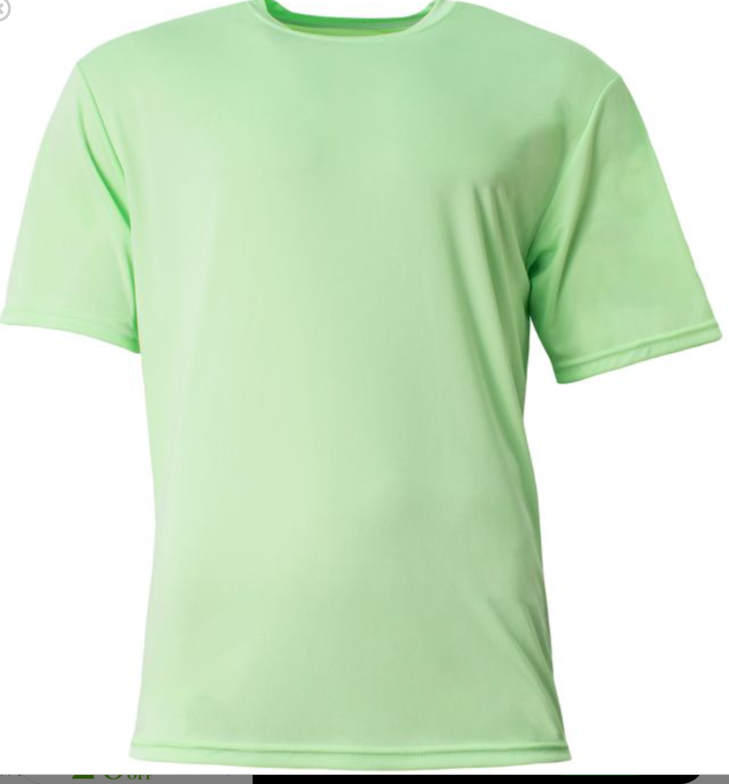 A4 Apparel N3142 Upgraded Sublimation and Polyester Performance T-Shirt UPF 44+