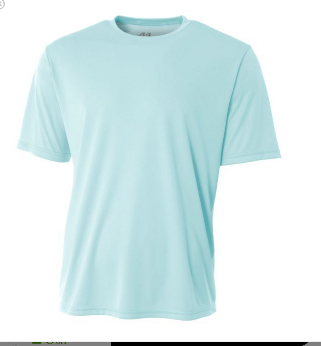 A4 Apparel N3142 Upgraded Sublimation and Polyester Performance T-Shirt UPF 44+