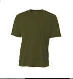 A4 Apparel N3142 Upgraded Sublimation and Polyester Performance T-Shirt UPF 44+