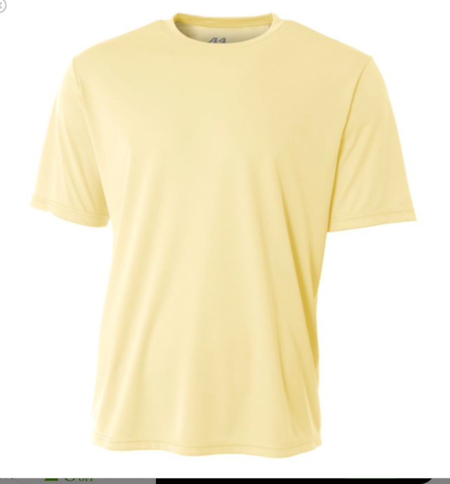 A4 Apparel N3142 Upgraded Sublimation and Polyester Performance T-Shirt UPF 44+