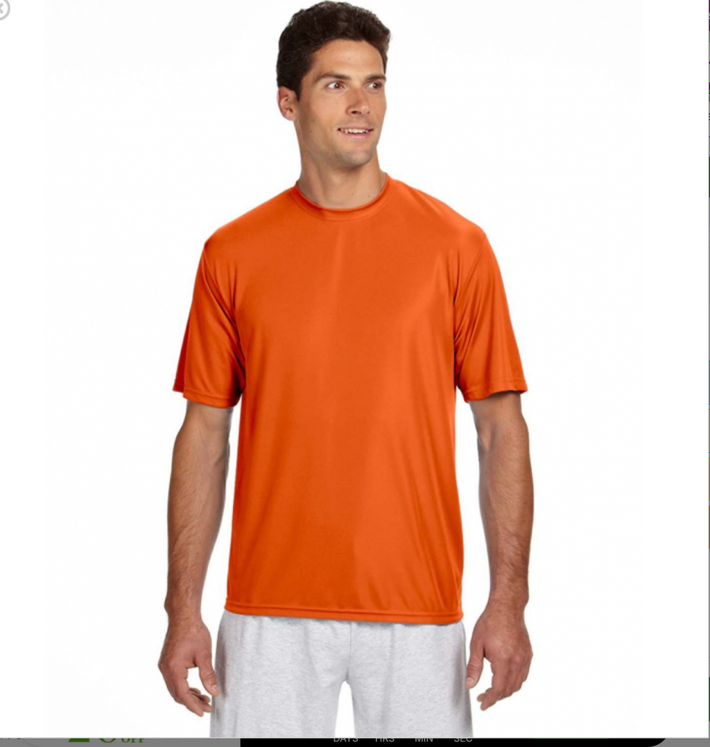 A4 Apparel N3142 Upgraded Sublimation and Polyester Performance T-Shirt UPF 44+