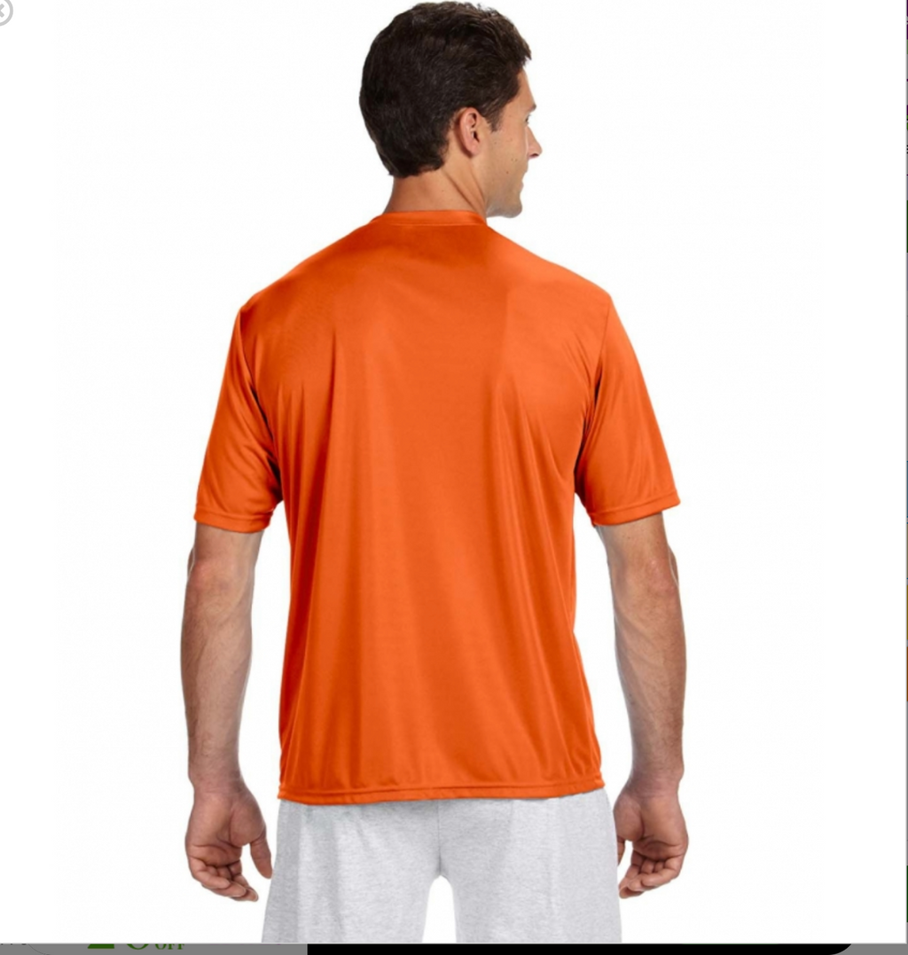 A4 Apparel N3142 Upgraded Sublimation and Polyester Performance T-Shirt UPF 44+