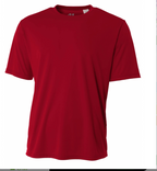 A4 Apparel N3142 Upgraded Sublimation and Polyester Performance T-Shirt UPF 44+