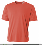 A4 Apparel N3142 Upgraded Sublimation and Polyester Performance T-Shirt UPF 44+