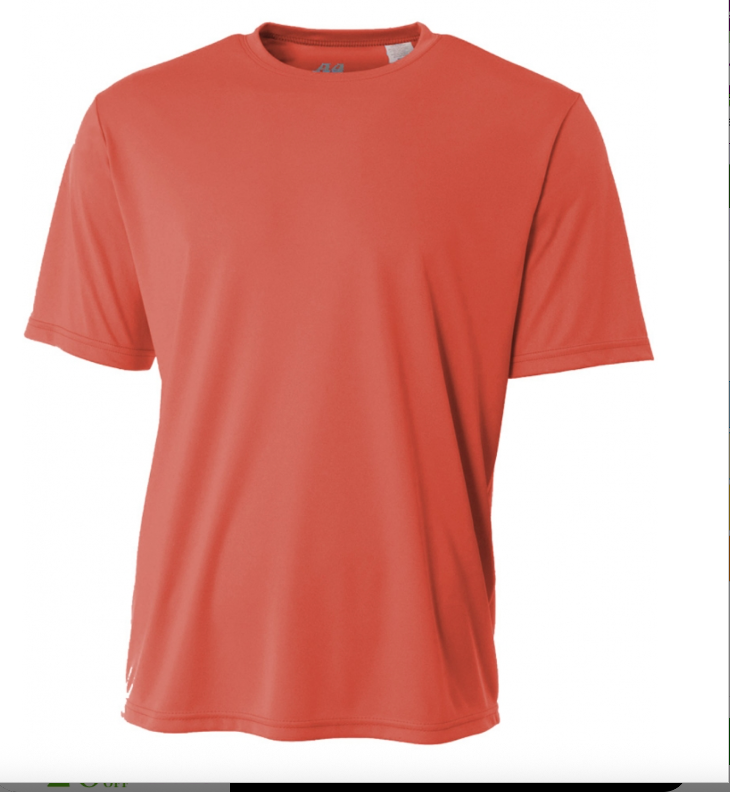 A4 Apparel N3142 Upgraded Sublimation and Polyester Performance T-Shirt UPF 44+