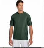 A4 Apparel N3142 Upgraded Sublimation and Polyester Performance T-Shirt UPF 44+