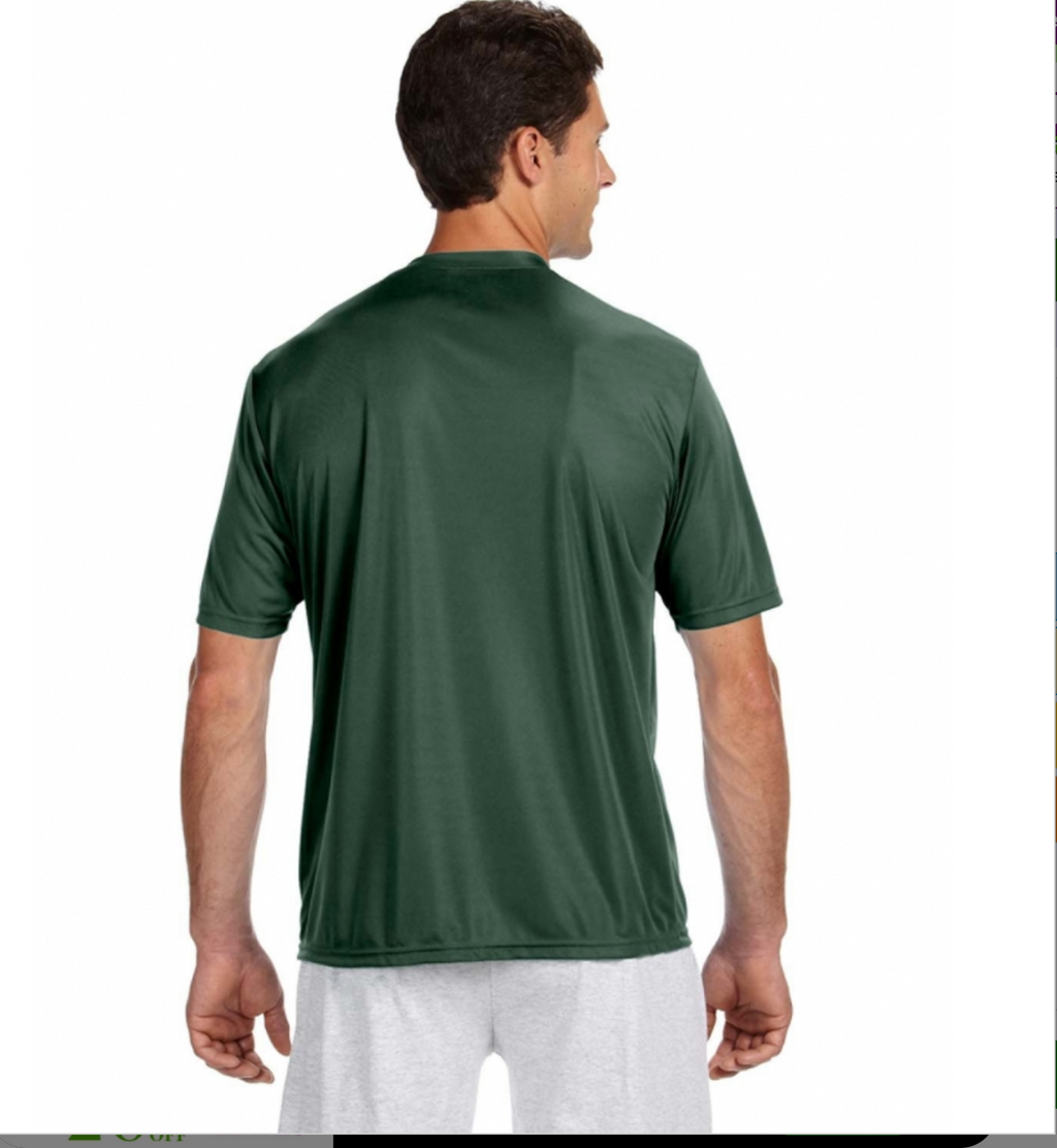 A4 Apparel N3142 Upgraded Sublimation and Polyester Performance T-Shirt UPF 44+