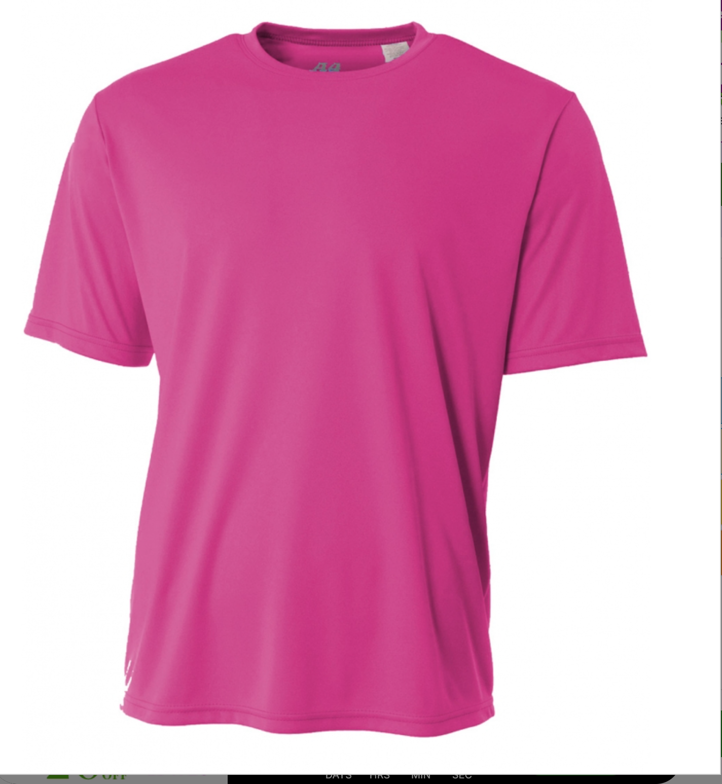 A4 Apparel N3142 Upgraded Sublimation and Polyester Performance T-Shirt UPF 44+