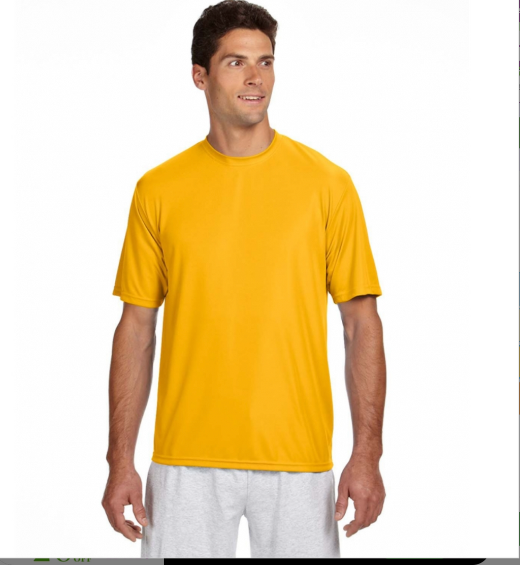 A4 Apparel N3142 Upgraded Sublimation and Polyester Performance T-Shirt UPF 44+