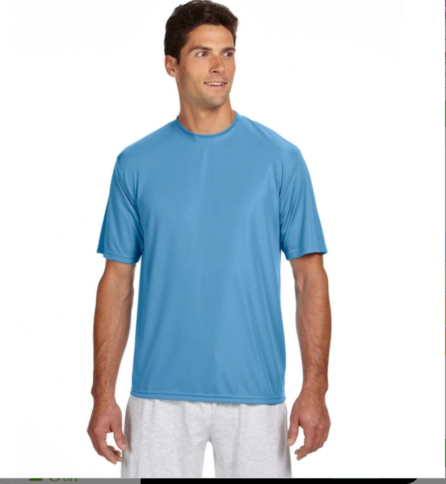 A4 Apparel N3142 Upgraded Sublimation and Polyester Performance T-Shirt UPF 44+