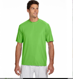 A4 Apparel N3142 Upgraded Sublimation and Polyester Performance T-Shirt UPF 44+