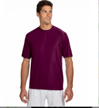 A4 Apparel N3142 Upgraded Sublimation and Polyester Performance T-Shirt UPF 44+