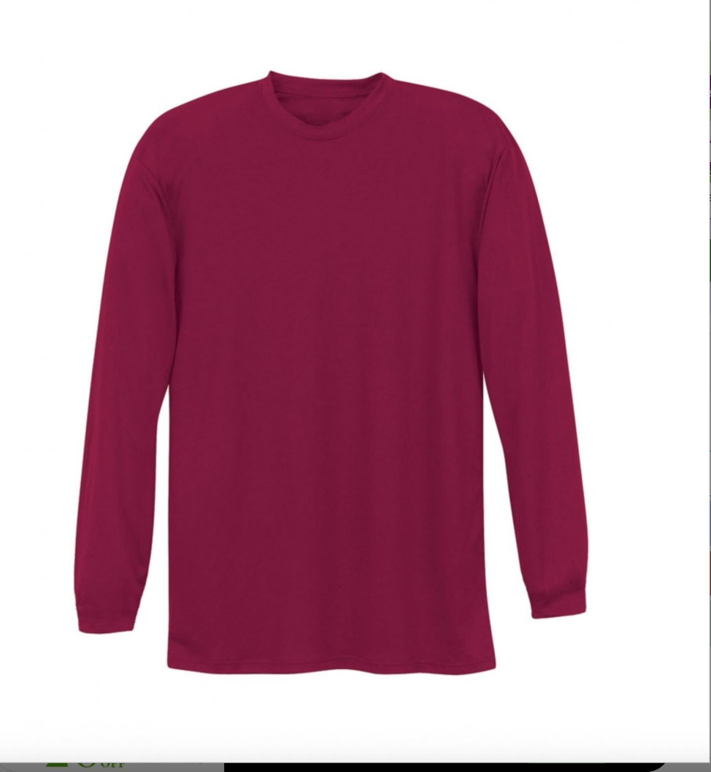 A4 Apparel N3165 Adult Polyester Performance Long Sleeve T-Shirt UPF 44+