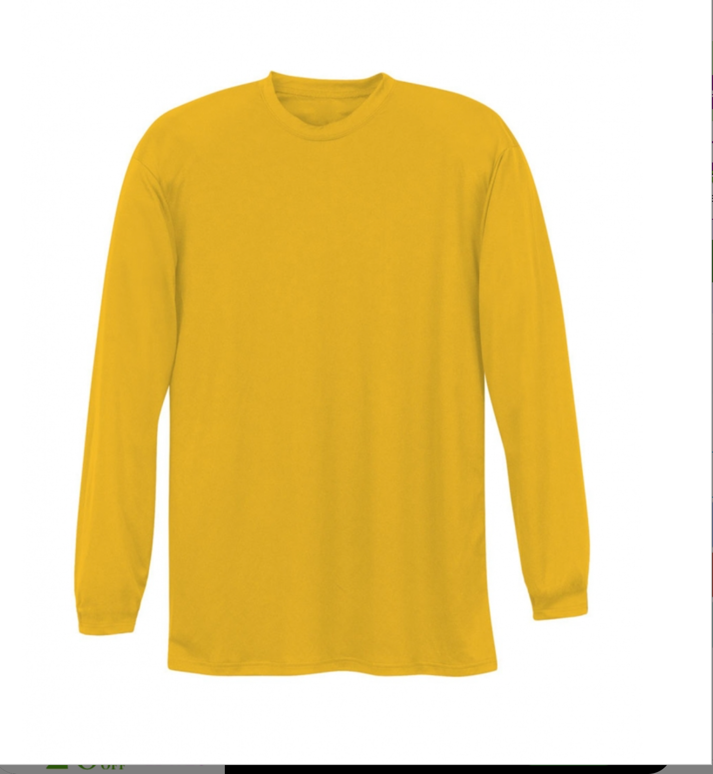 A4 Apparel N3165 Adult Polyester Performance Long Sleeve T-Shirt UPF 44+