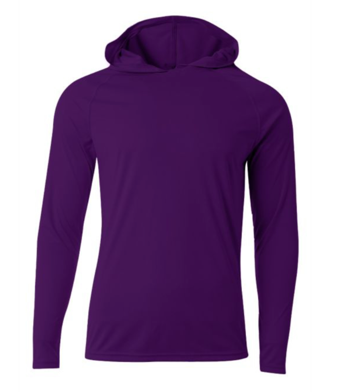 A4 Apparel N3409 Mens Lightweight Hooded Sun Shirt UPF 44+