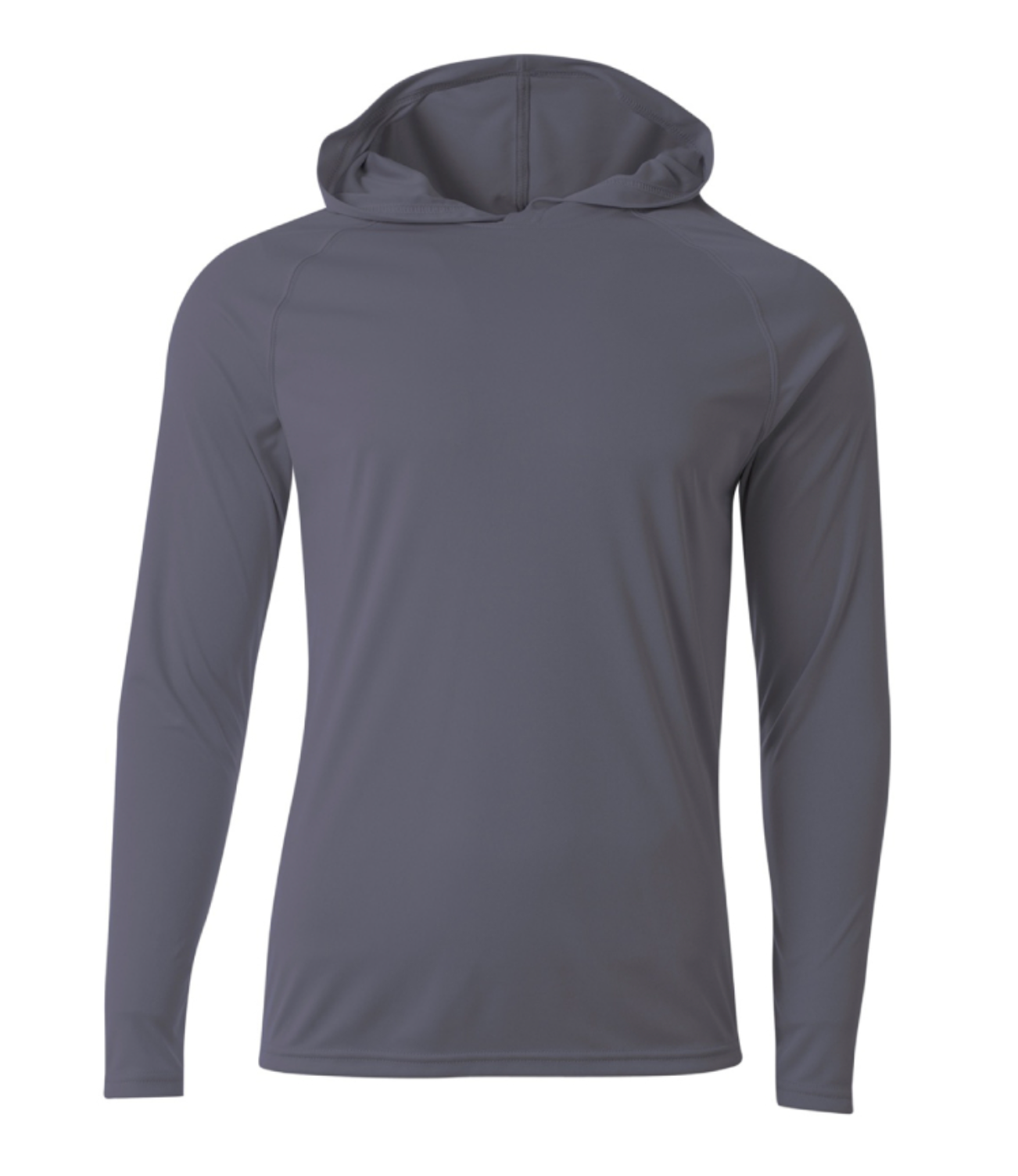 A4 Apparel N3409 Mens Lightweight Hooded Sun Shirt UPF 44+