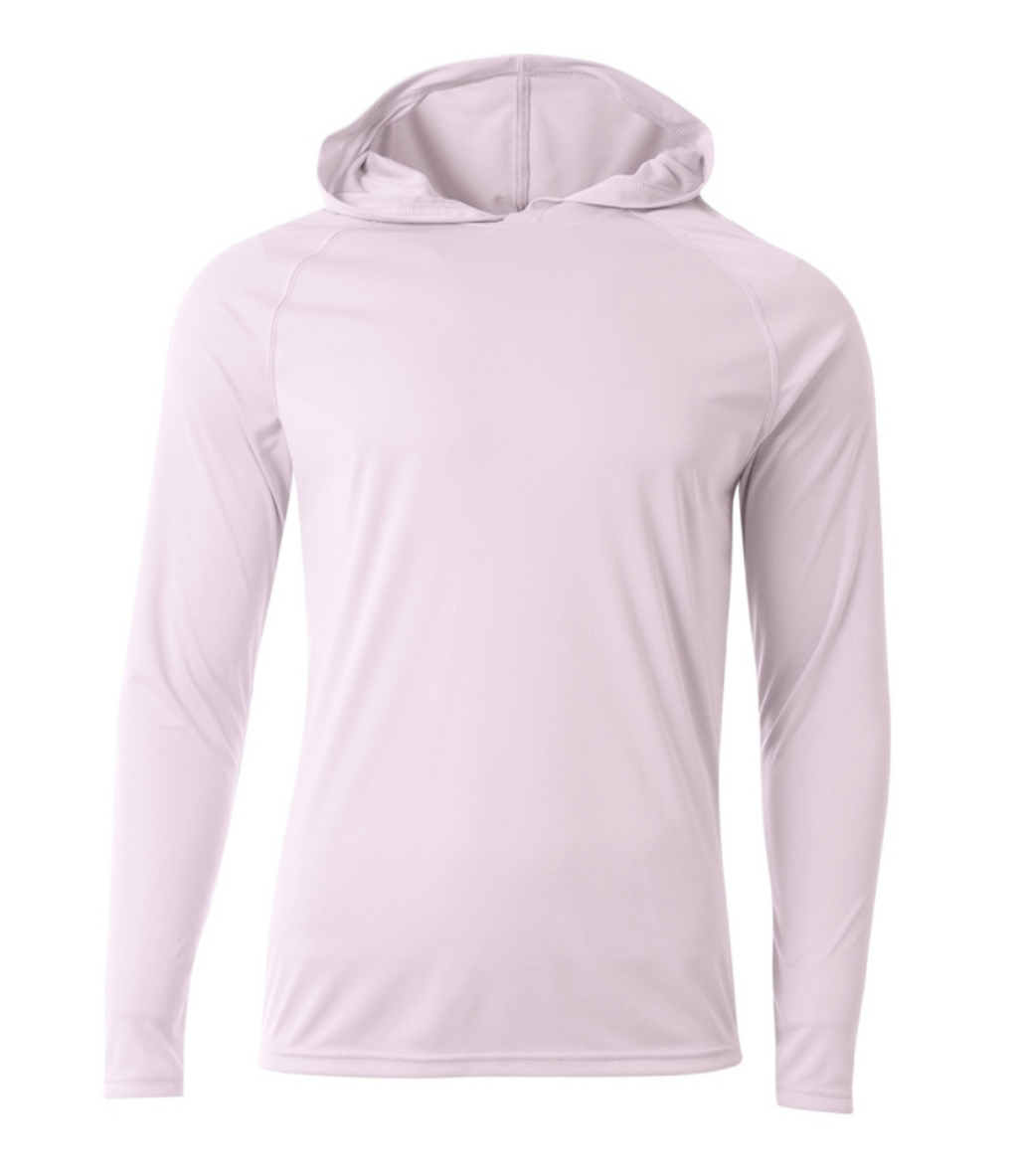 A4 Apparel N3409 Mens Lightweight Hooded Sun Shirt UPF 44+