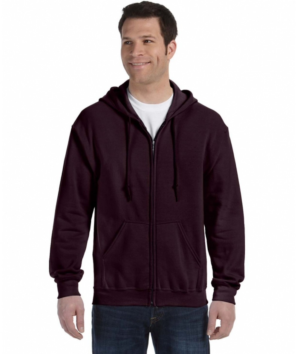 Gildan G186 Adult Heavy Blend Adult 8 oz., 50-50 Full-Zip Hood