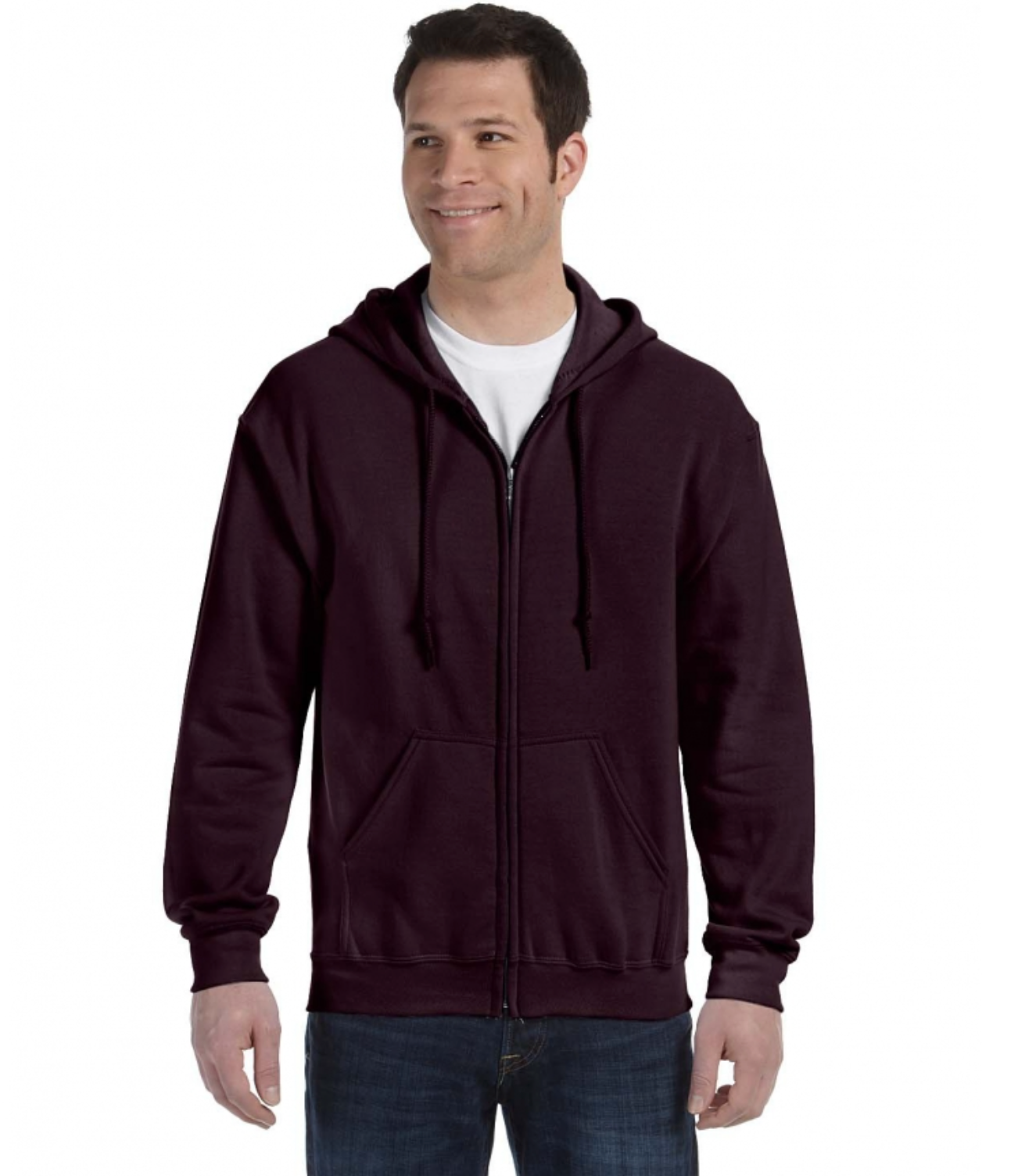 Gildan G186 Adult Heavy Blend Adult 8 oz., 50-50 Full-Zip Hood