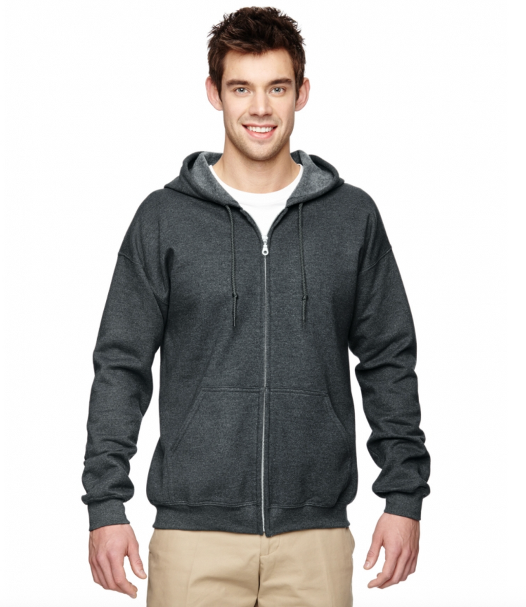 Gildan G186 Adult Heavy Blend Adult 8 oz., 50-50 Full-Zip Hood