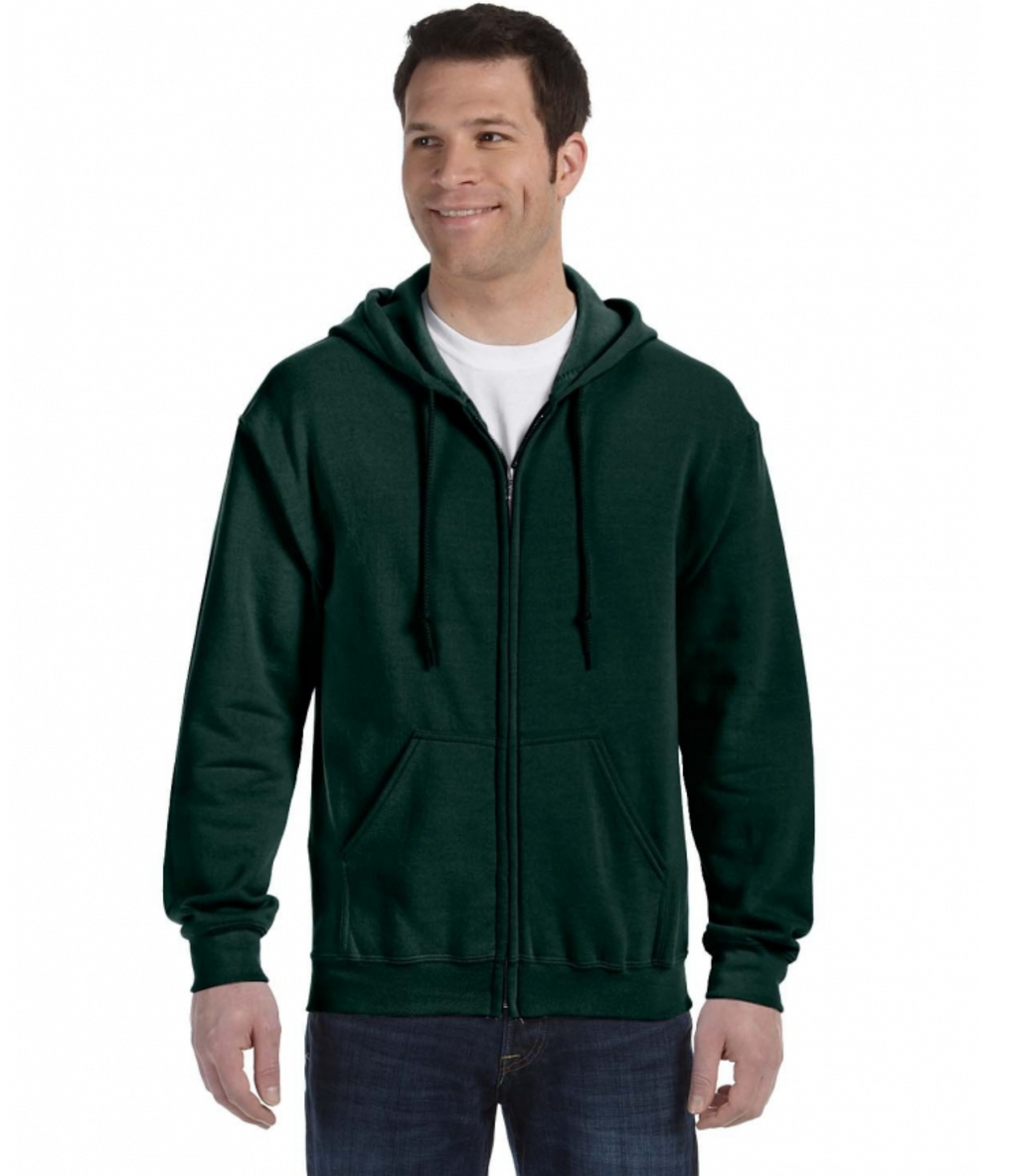 Gildan G186 Adult Heavy Blend Adult 8 oz., 50-50 Full-Zip Hood