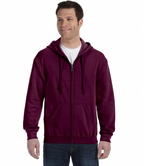 Gildan G186 Adult Heavy Blend Adult 8 oz., 50-50 Full-Zip Hood