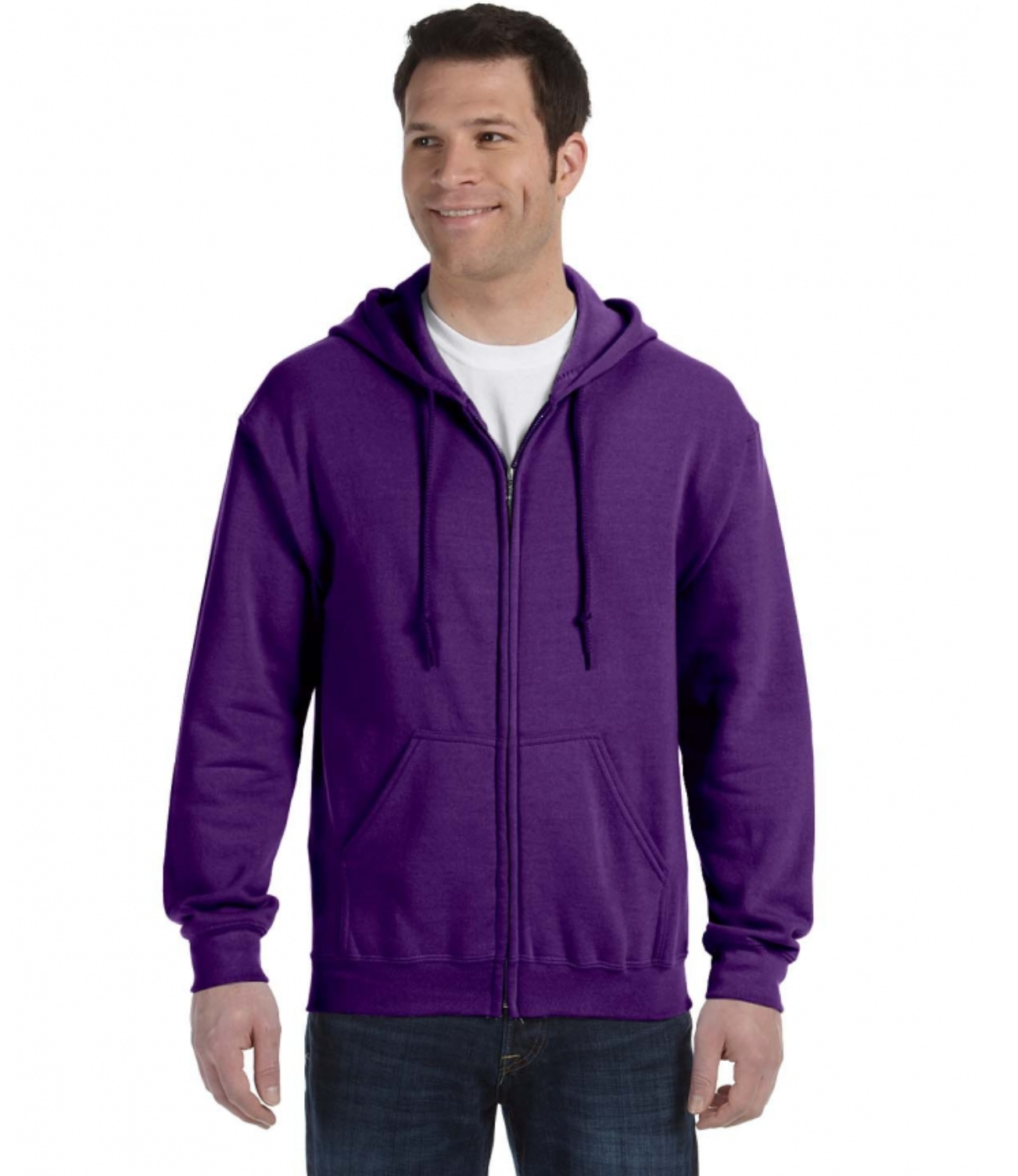 Gildan G186 Adult Heavy Blend Adult 8 oz., 50-50 Full-Zip Hood