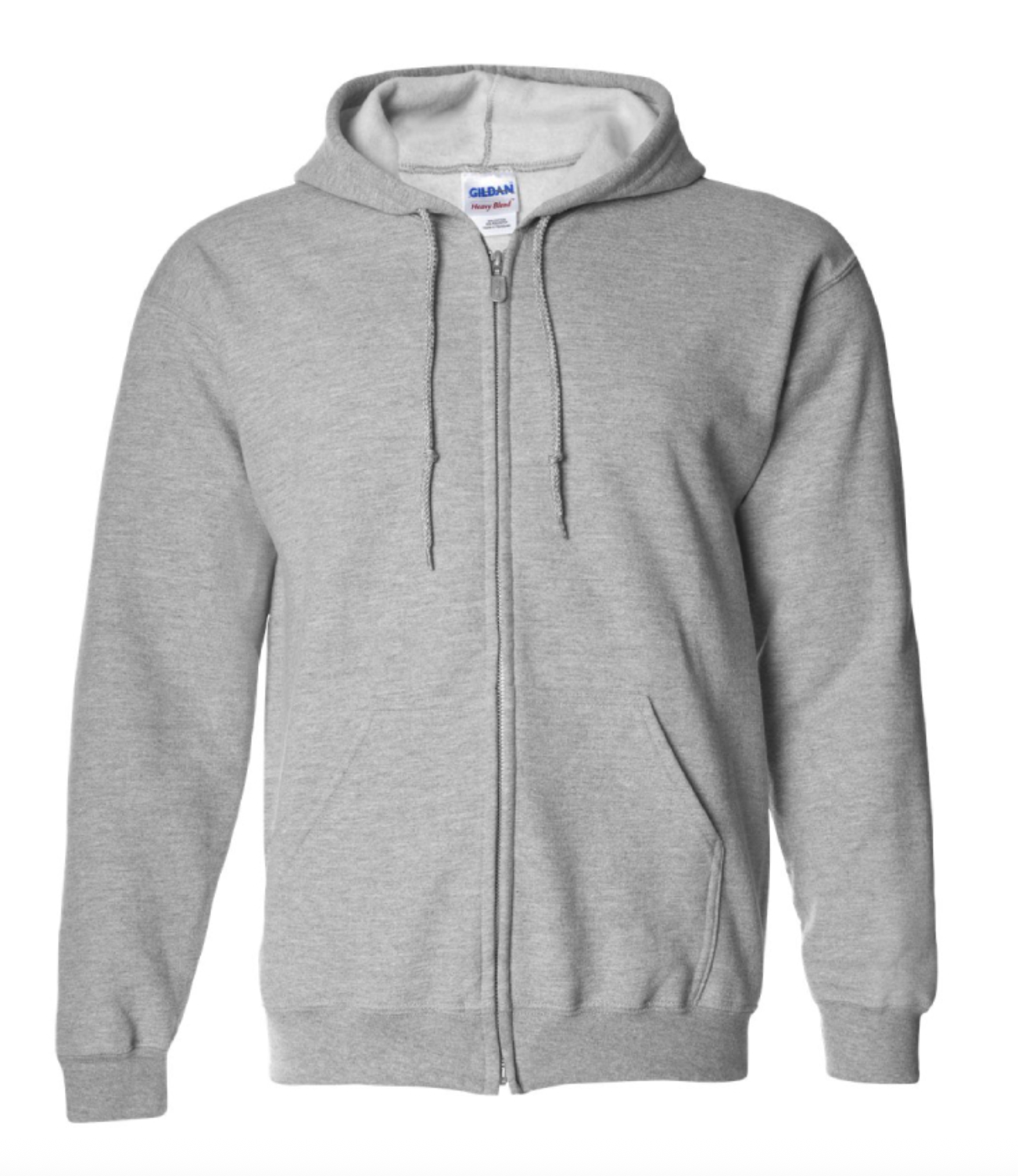 Gildan G186 Adult Heavy Blend Adult 8 oz., 50-50 Full-Zip Hood